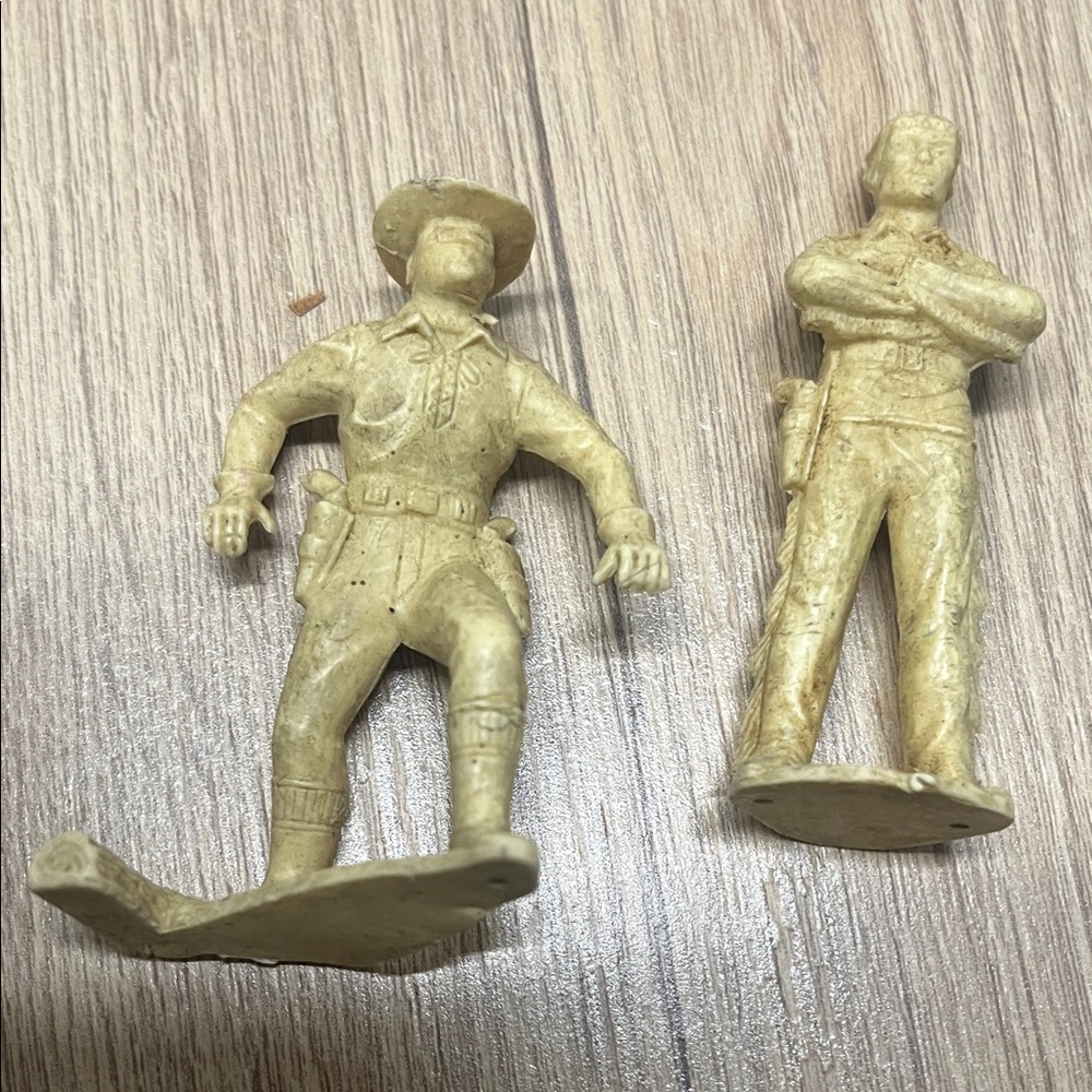 Rustic Cowboy and Soldier Figurines